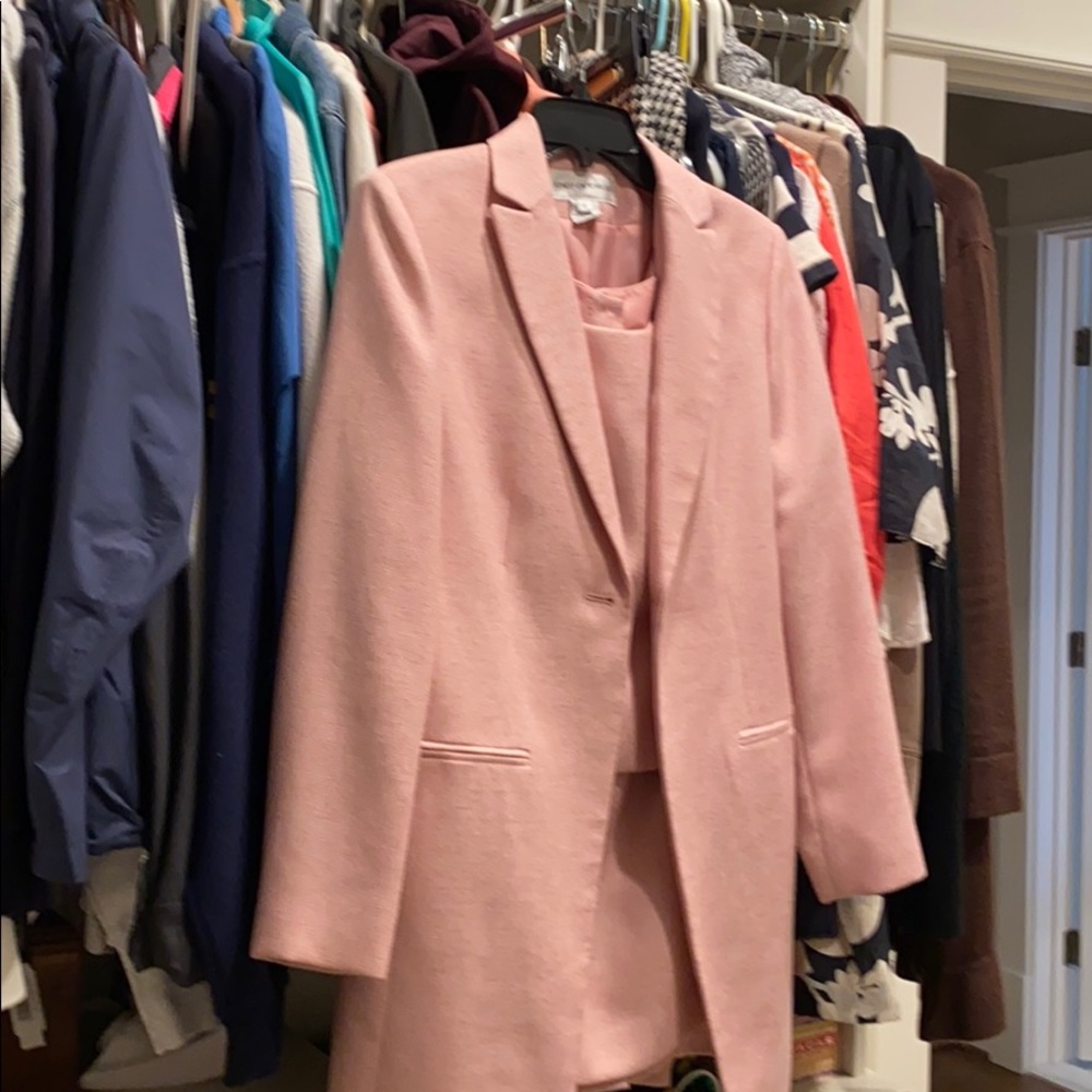 Pink dress suit